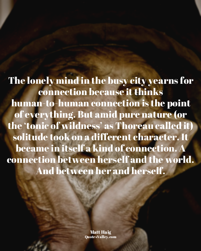 The lonely mind in the busy city yearns for connection because it thinks human-t...